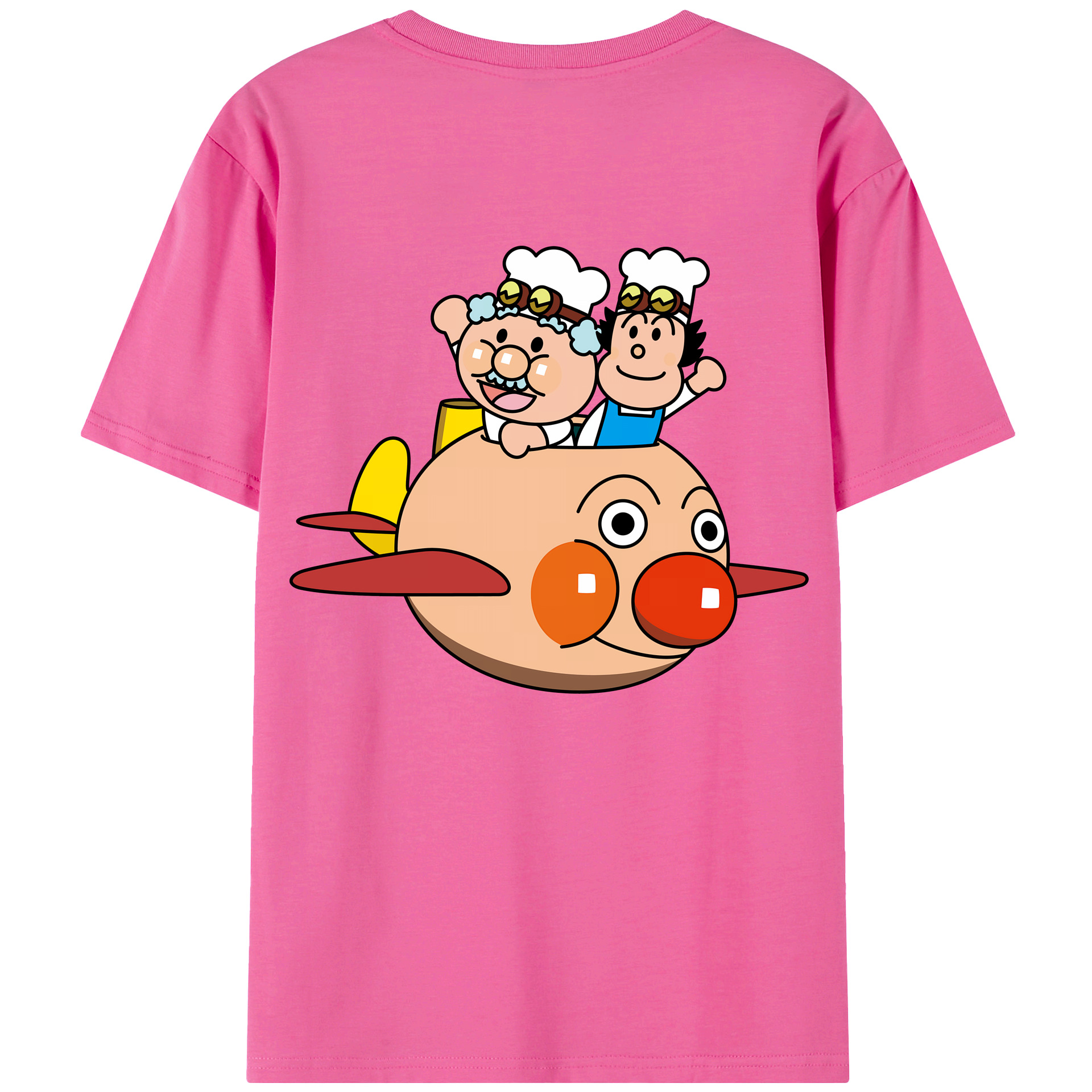（画像用） アンパンマン Anpanman レディース半袖Tシャツ(バックプリント)